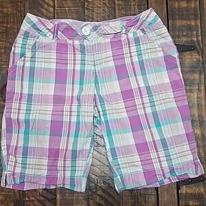 Juniors sz 7 So Plaid Shorts
